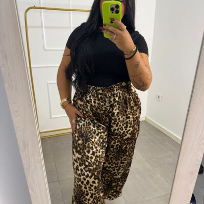 PANTALON LEOPARDO GLOBO