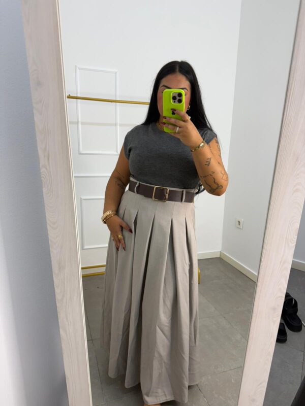 VESTIDO 2 PIEZAS CINTURON - Imagen 2